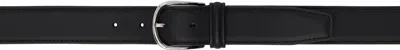 Anderson's Black Stitch Trimmed Belt In N1 Black