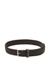 Anderson's Braided Belt In Black