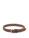 Anderson's Braided Belt In Brown