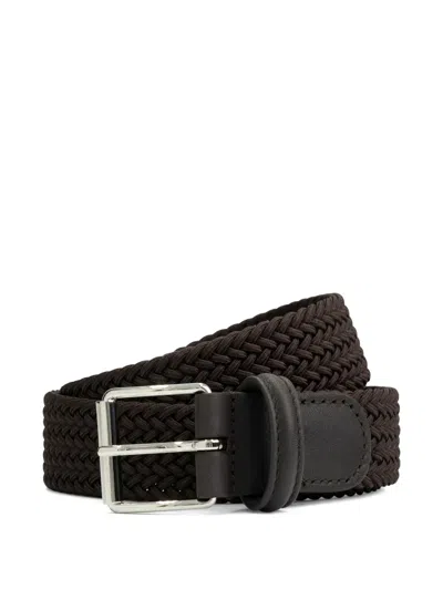 Anderson's Braided Belt In Brown