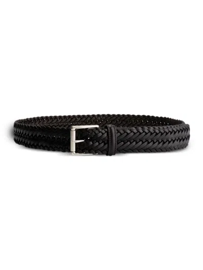 Anderson's Braided Belt In Brown