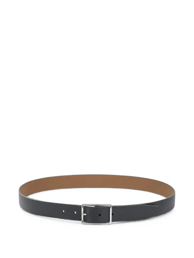 Anderson's Buckle-fastening Leather Belt In Blue