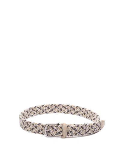 Anderson's Classic Anderson`s Multicolour Elastic Woven Belt