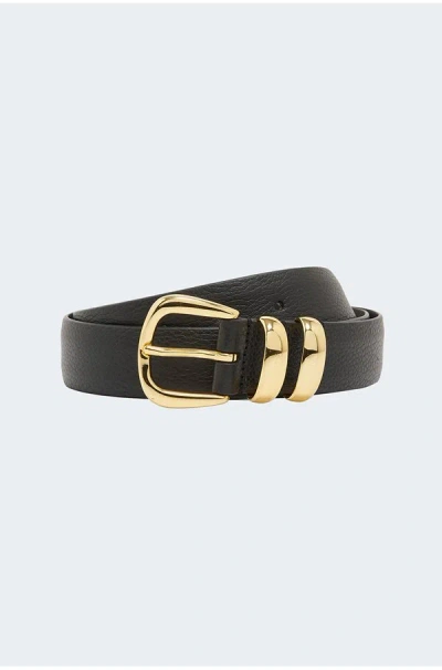 Anderson's Double Western Hermes Belt In Black