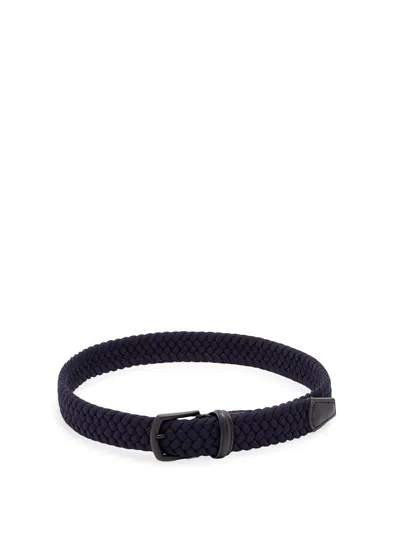 Anderson's Elastic Woven Belt In Black