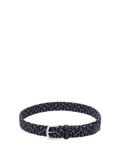 Anderson's Elastic Woven Belt In Black
