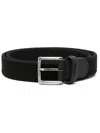 Anderson's Elastic Woven Belt In Black