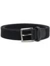 Anderson's Elastic Woven Belt In Blue