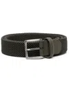Anderson's Elastic Woven Belt In Green