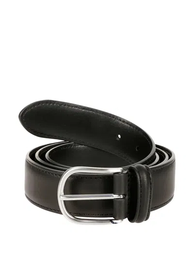 Anderson's Leather Belt In Black