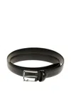 Anderson's 3cm Black Leather Belt In Black