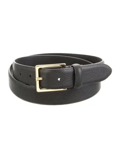 Pre-owned Anderson's Leather Belt In Black
