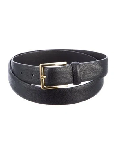 Pre-owned Anderson's Leather Belt In Black