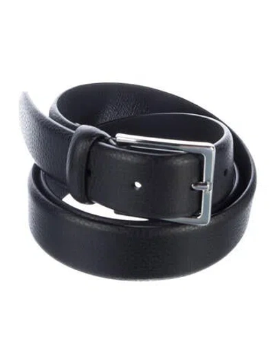 Pre-owned Anderson's Leather Belt In Black