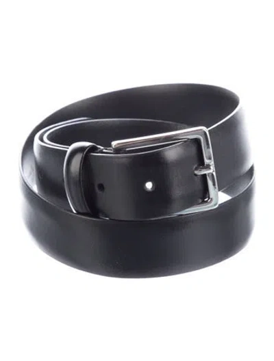 Pre-owned Anderson's Leather Belt In Black