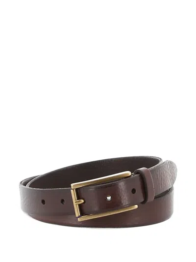 Anderson's Leather Belt In Brown