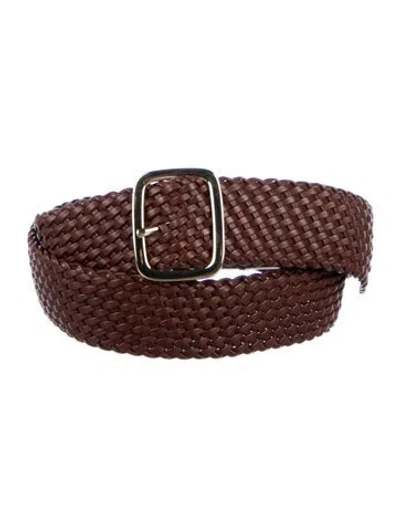 Pre-owned Anderson's Leather Belt In Brown