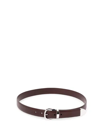 Anderson's Leather Belt In Brown