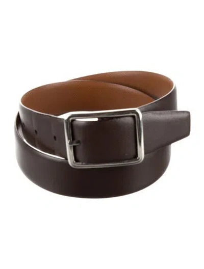 Pre-owned Anderson's Leather Belt In Brown