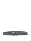 Anderson's Leather Belt In Grey