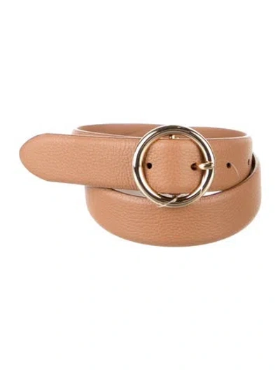 Pre-owned Anderson's Leather Belt W/ Tags In Brown