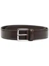 Anderson's Leather Belt With Buckle In Brown