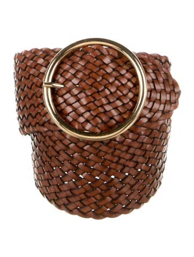 Pre-owned Anderson's Leather Waist Belt In Brown