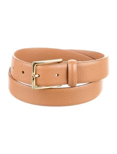 Pre-owned Anderson's Leather Waist Belt In Brown
