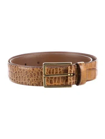 Pre-owned Anderson's Leather Waist Belt In Brown
