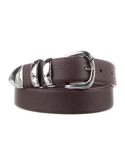 Pre-owned Anderson's Leather Waist Belt W/ Tags In Brown