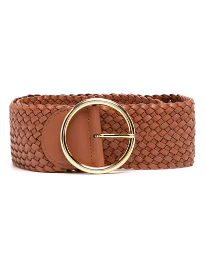 Anderson's Oversized Woven Belt In Braun