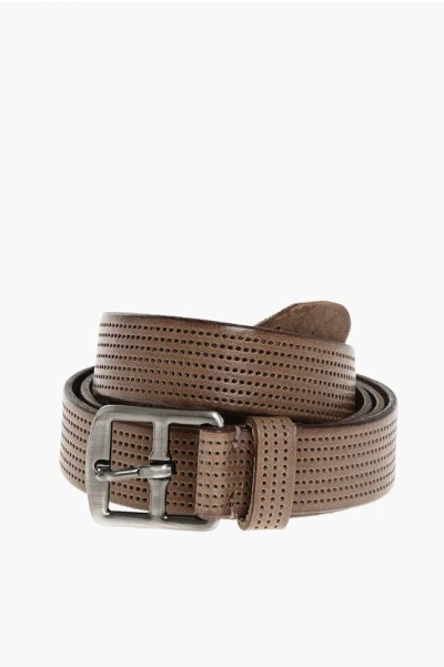 Anderson's Perforated Leather Belt 30mm Grösse 95
