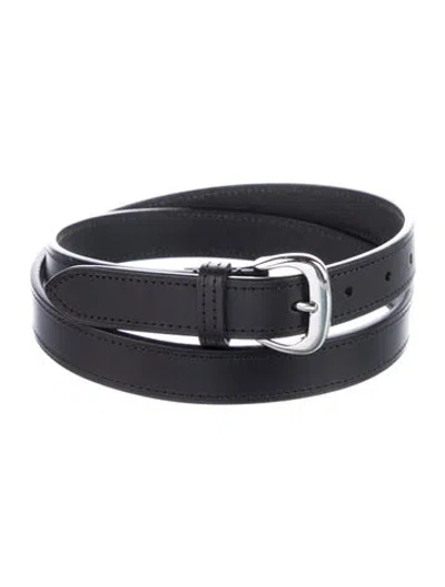Pre-owned Anderson's Skinny Leather Belt Kit In Black