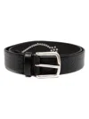Anderson's Stud Trimmed Belt In Black