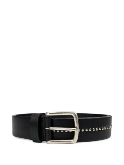 Anderson's Studded Leather Belt In 블랙