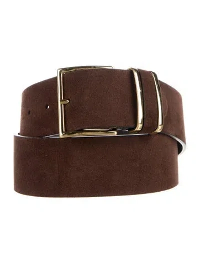 Pre-owned Anderson's Suede Belt In Brown