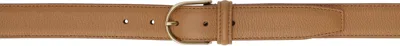 Anderson's Tan Old School Classic Stitch Trimmed Belt In C3 Tan