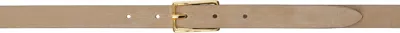 Anderson's Taupe Skinny Suede Belt In F1 Taupe
