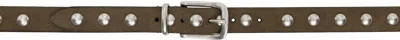 Anderson's Taupe Stud Belt In F16 Taupe