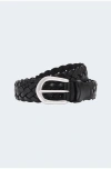 Anderson's Weave Belt In Black In Black
