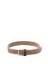 Anderson's Woven Belt With Suede Details In Brown