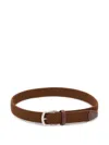 Anderson's Woven-design Belt In Brown