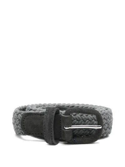 Anderson's Woven-wool Belt In Multi