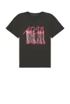 Andersson Bell Cheerleader Cotton T-shirt In Charcoal