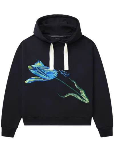 Andersson Bell Adsb Fiore Hoodie In Charcoal