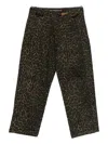 Andersson Bell Crossover Carpenter Wide-leg Jeans In Green