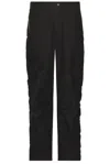 Andersson Bell Arc Shirring Pants In Black