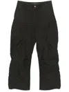 Andersson Bell Black Arc Shirring Trousers In ブラック