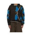 Andersson Bell Argyle Fisherman Sweater In Multi