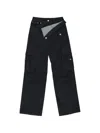 Andersson Bell Asymmetric Cargo Pants In Blue